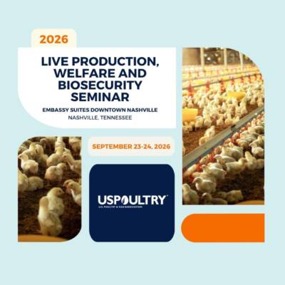 USPOULTRY Seminar to Tackle Emerging Live Production, Welfare and Biosecurity Challenges