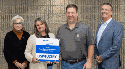 B&R Poultry Recognized for Environmental Excellence by USPOULTRY   