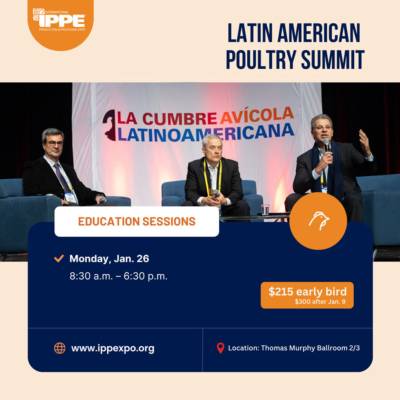 2026 Latin American Poultry Summit Featuring Full Spanish Program with English and Portuguese Interpretation