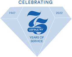 USPOULTRY 75th Anniversary Logo