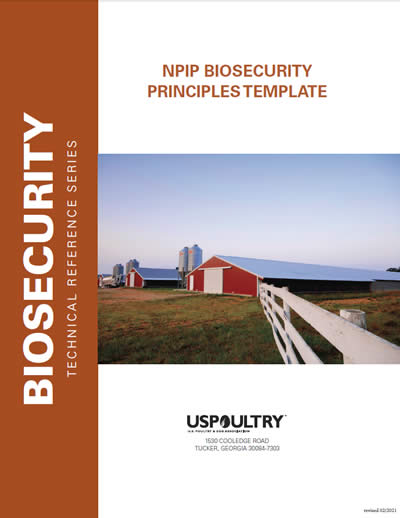 NPIP Biosecurity Principles Template Cover